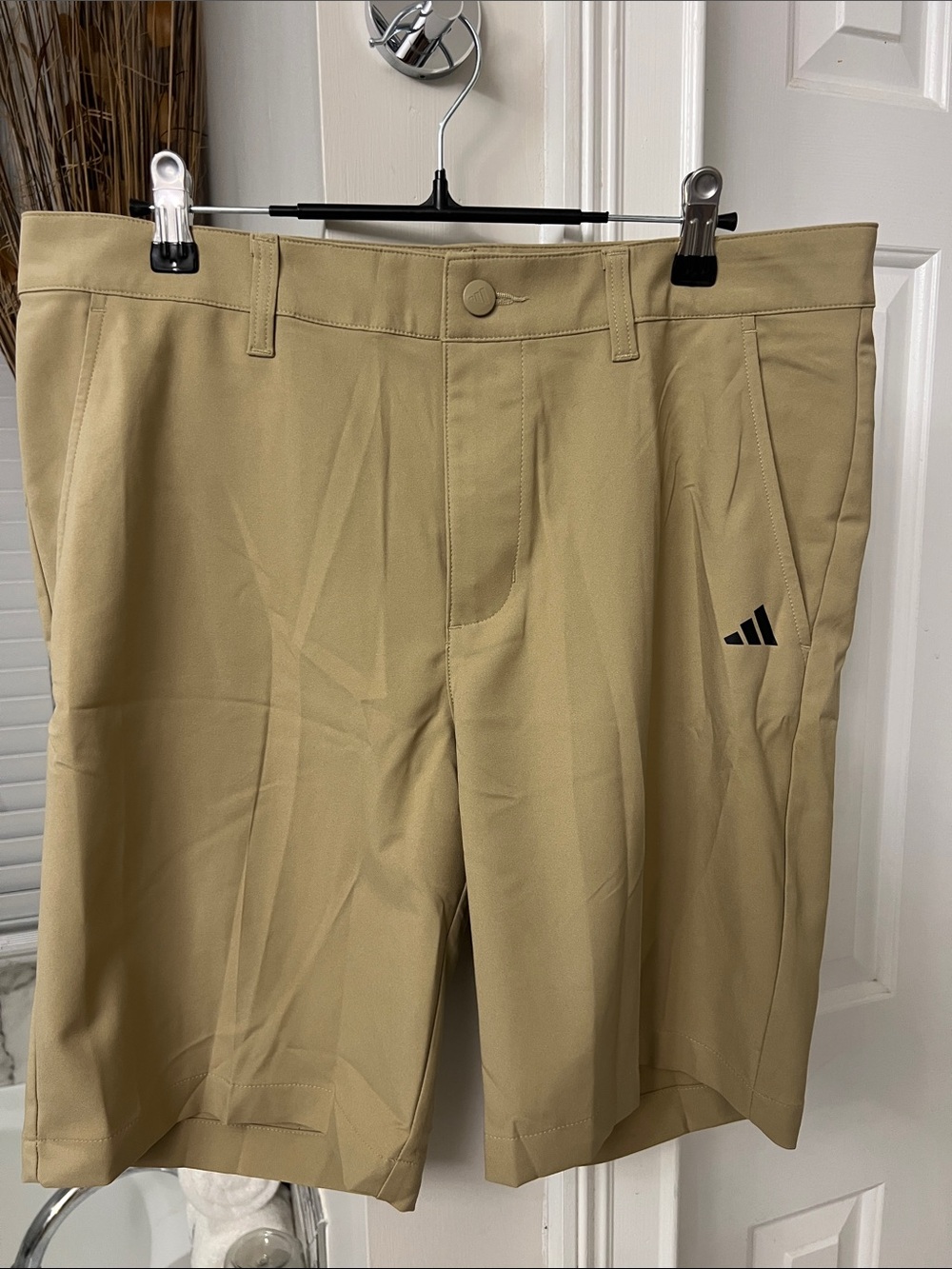 adidas Tan Performance Chino Shorts Golf Shorts